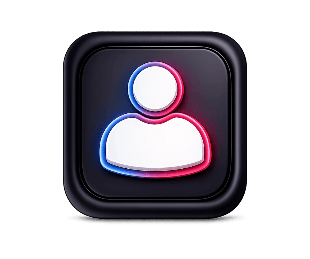 Abonnés TikTok de Ma boutique, illustration de 5 abonnements, icônes et design moderne pour réseaux sociaux.